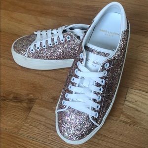 Saint Laurent Glitter sneakers